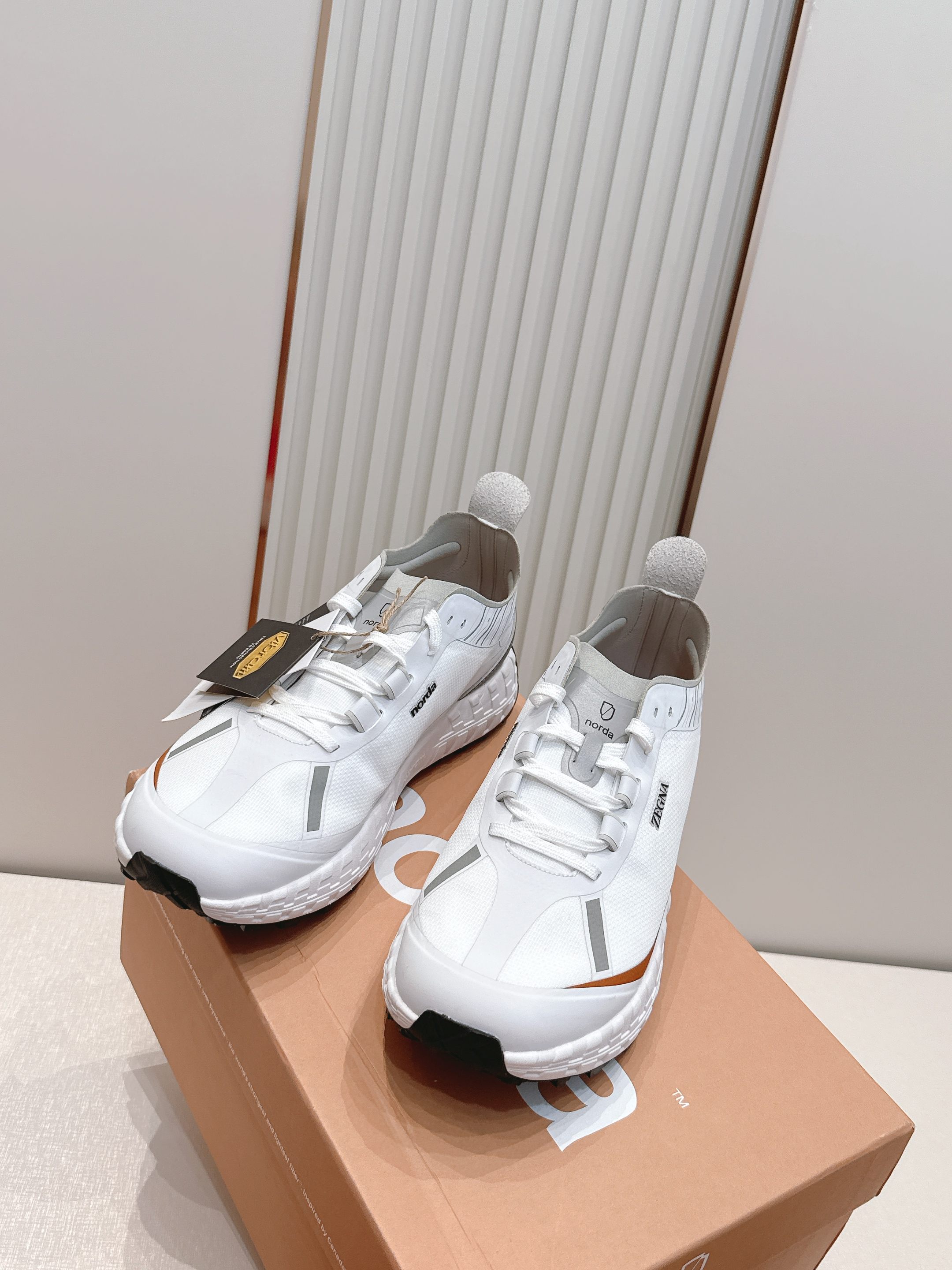 情侣款ZEGNA x norda™杰尼亚 联名款 户外 越野 跑步鞋 休闲 运动鞋 杰尼亚 x nord