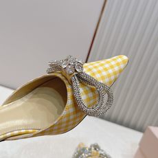 凉鞋 Mach&Mach 26s新款尖头水钻后空凉鞋 拖鞋又美又嗲、珍珠蝴蝶结加缠绕式设计让你在人群中一 凉鞋 Mach&Mach 26s新款尖头水钻后空凉鞋 拖鞋又美又嗲、珍珠蝴蝶结加缠绕式设计让你在人群中一