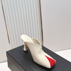 Chanel 香奈儿 法式复古 亮面漆皮拼色 高跟穆勒鞋 外穿懒人半拖 这双拼色穆勒鞋也太会了吧!!,亮 Chanel 香奈儿 法式复古 亮面漆皮拼色 高跟穆勒鞋 外穿懒人半拖 这双拼色穆勒鞋也太会了吧!!,亮