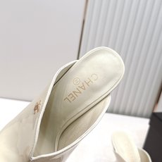 Chanel 香奈儿 法式复古 亮面漆皮拼色 高跟穆勒鞋 外穿懒人半拖 这双拼色穆勒鞋也太会了吧!!,亮 Chanel 香奈儿 法式复古 亮面漆皮拼色 高跟穆勒鞋 外穿懒人半拖 这双拼色穆勒鞋也太会了吧!!,亮