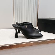 Chanel 香奈儿 法式复古 牛皮拼色 高跟穆勒鞋 外穿懒人半拖 这双拼色穆勒鞋也太会了吧!!,亮面漆 Chanel 香奈儿 法式复古 牛皮拼色 高跟穆勒鞋 外穿懒人半拖 这双拼色穆勒鞋也太会了吧!!,亮面漆