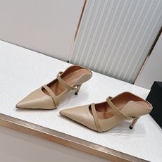Malone Souliers 尖头高跟凉鞋 这鞋型绝了! 穿上就是腿精本精!设计感拉满~采用光滑牛皮, Malone Souliers 尖头高跟凉鞋 这鞋型绝了! 穿上就是腿精本精!设计感拉满~采用光滑牛皮,