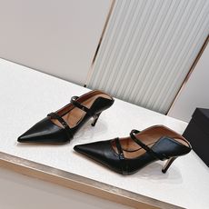 Malone Souliers 尖头高跟凉鞋 这鞋型绝了! 穿上就是腿精本精!设计感拉满~采用光滑牛皮, Malone Souliers 尖头高跟凉鞋 这鞋型绝了! 穿上就是腿精本精!设计感拉满~采用光滑牛皮,