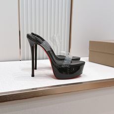 Christian louboutin26s夏季新款时装凉鞋 圆头水台高跟凉拖原单品质 🍃原汁原味的欧式 Christian louboutin26s夏季新款时装凉鞋 圆头水台高跟凉拖原单品质 🍃原汁原味的欧式