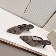 Brunello Cucinelli 26ss女士镶珠装饰休闲穆勒拖鞋凉鞋 BC新款新品女士条纹麂皮穆勒 Brunello Cucinelli 26ss女士镶珠装饰休闲穆勒拖鞋凉鞋 BC新款新品女士条纹麂皮穆勒