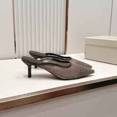 Brunello Cucinelli 26ss女士镶珠装饰休闲穆勒拖鞋凉鞋 BC新款新品女士条纹麂皮穆勒 Brunello Cucinelli 26ss女士镶珠装饰休闲穆勒拖鞋凉鞋 BC新款新品女士条纹麂皮穆勒