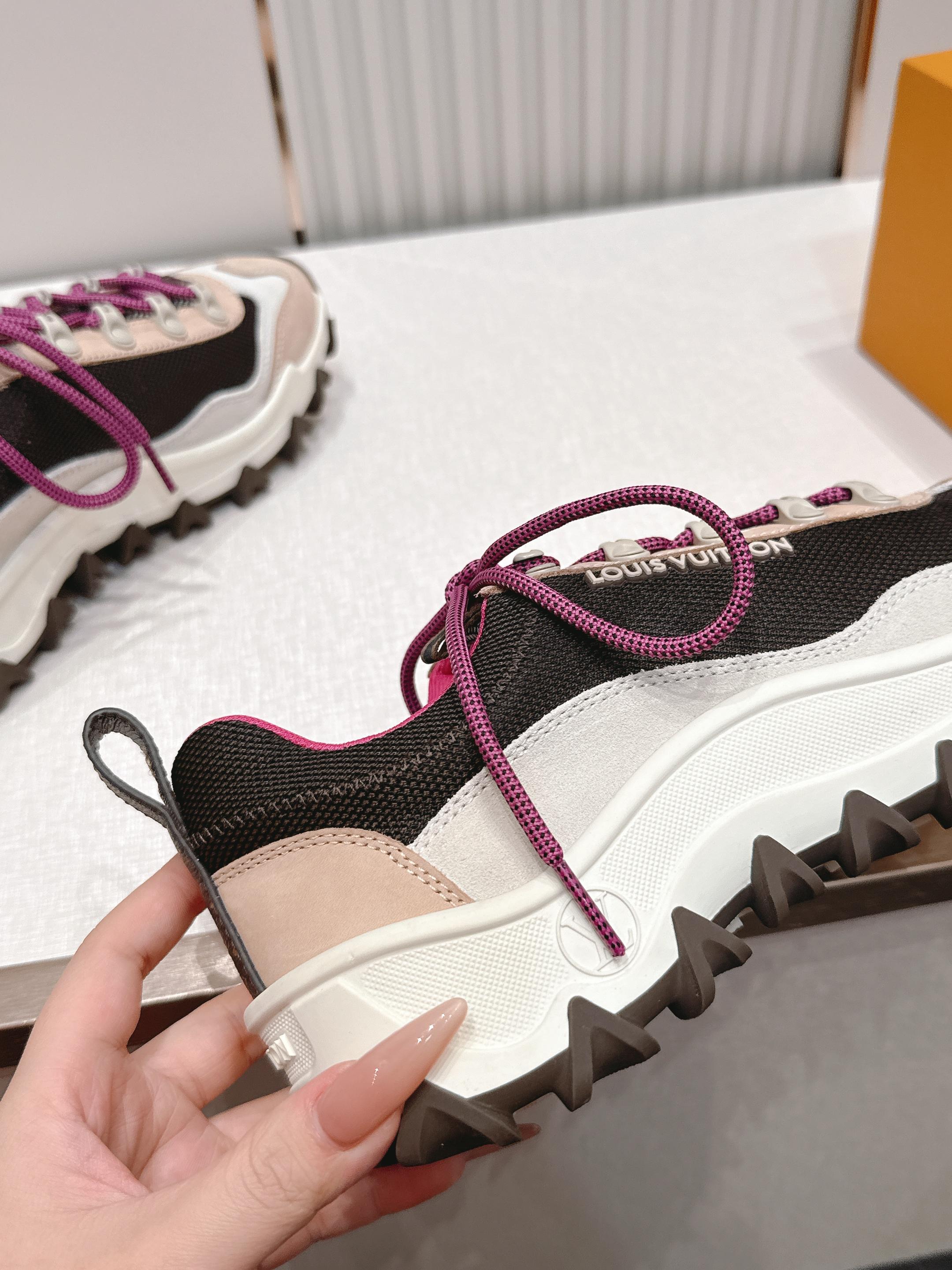 顶级版本 莞版 LV路易威登 L家驴牌Runner Tatic系列 厚底 休闲 运动鞋 跑鞋 登山鞋原版