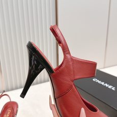Chanel 香奈儿 新款高跟凉鞋单鞋 撞色拼接款复古千金风爆款,精致拼接设计搭配多色可选,轻奢显贵氛围 Chanel 香奈儿 新款高跟凉鞋单鞋 撞色拼接款复古千金风爆款,精致拼接设计搭配多色可选,轻奢显贵氛围