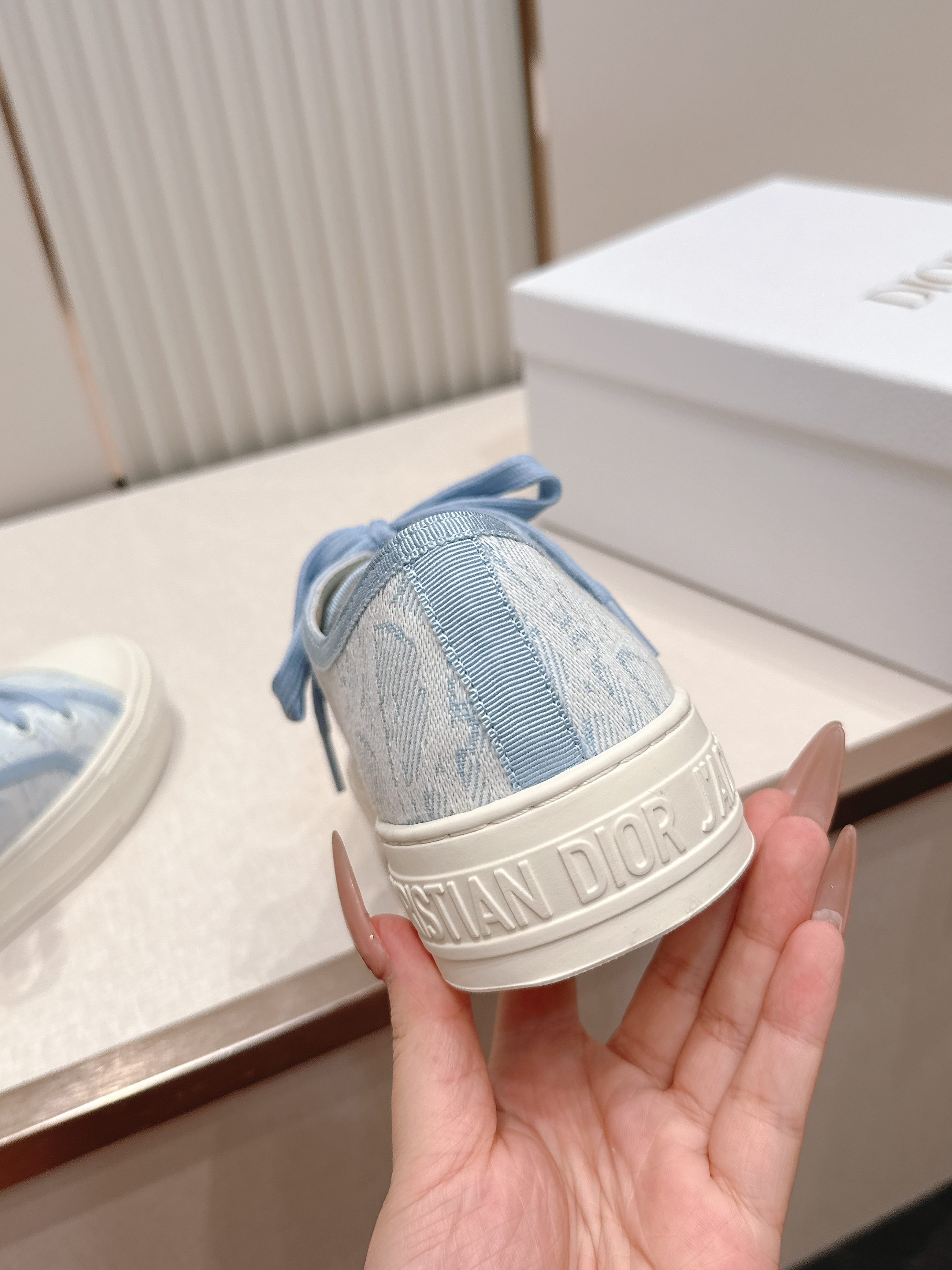 2026最新色系！ 顶级版本  Dior迪奥Walk'n系列 老花 刺绣 厚底帆布鞋 休闲鞋  全新升级