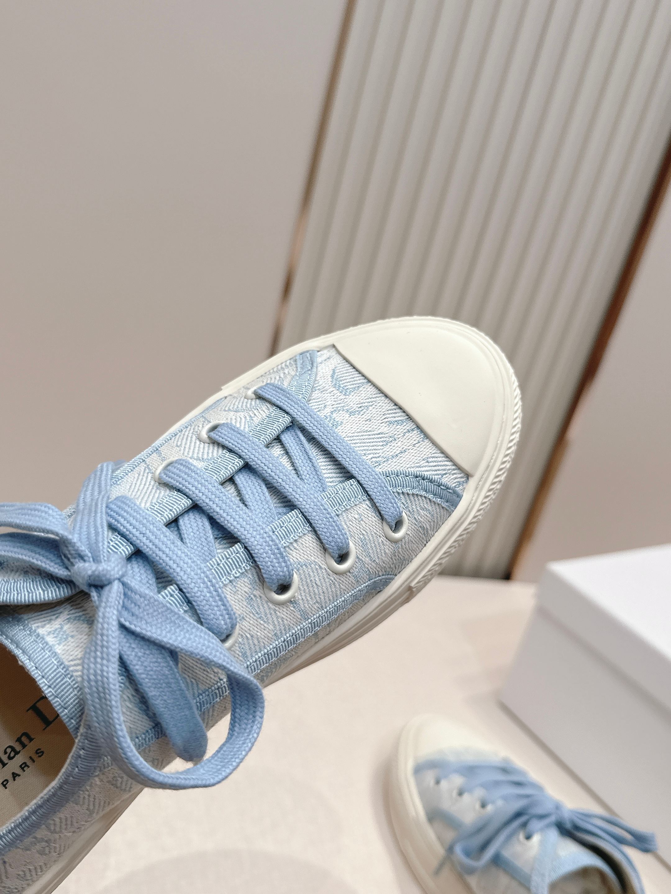 2026最新色系！ 顶级版本  Dior迪奥Walk'n系列 老花 刺绣 厚底帆布鞋 休闲鞋  全新升级