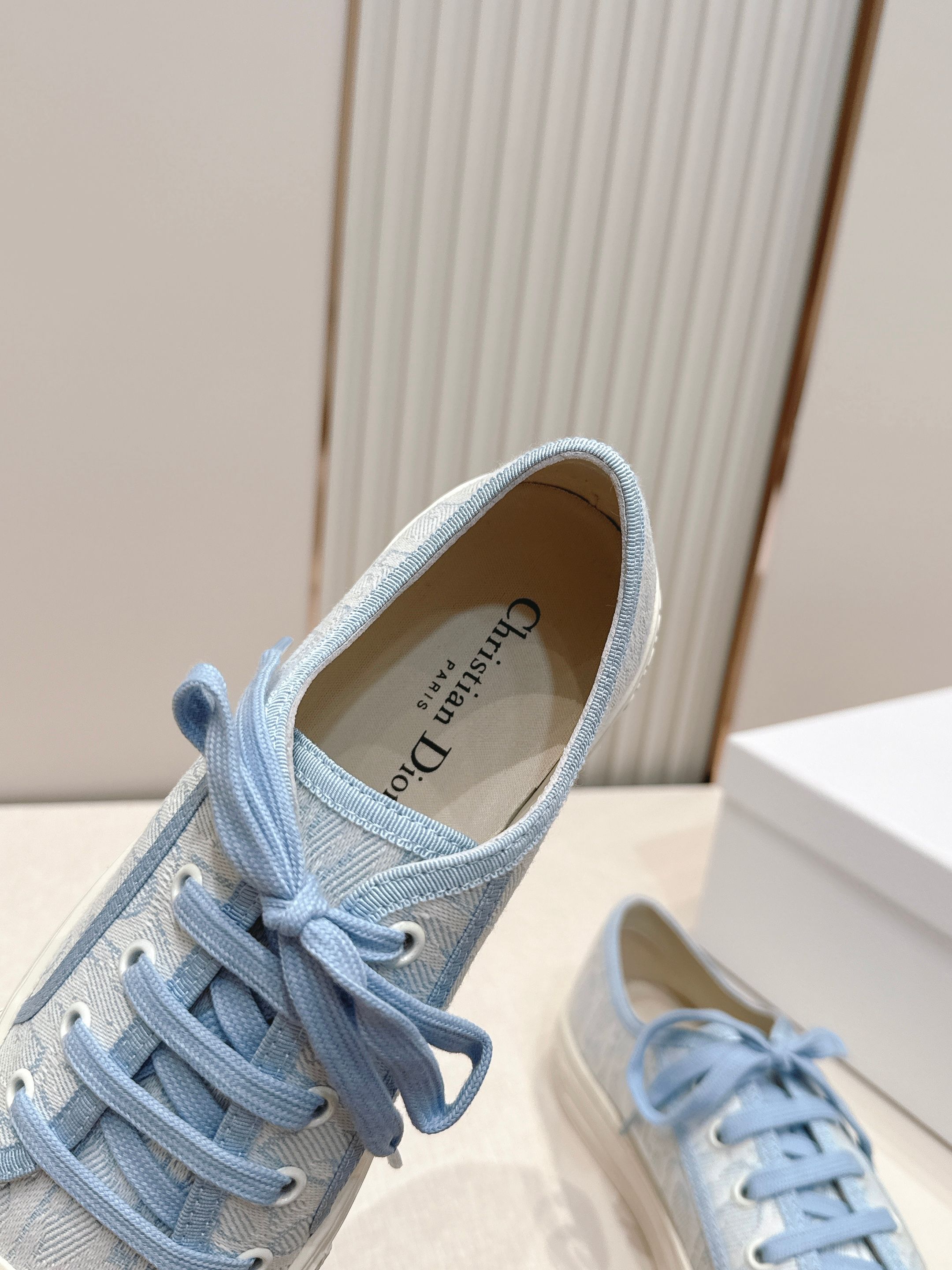 2026最新色系！ 顶级版本  Dior迪奥Walk'n系列 老花 刺绣 厚底帆布鞋 休闲鞋  全新升级