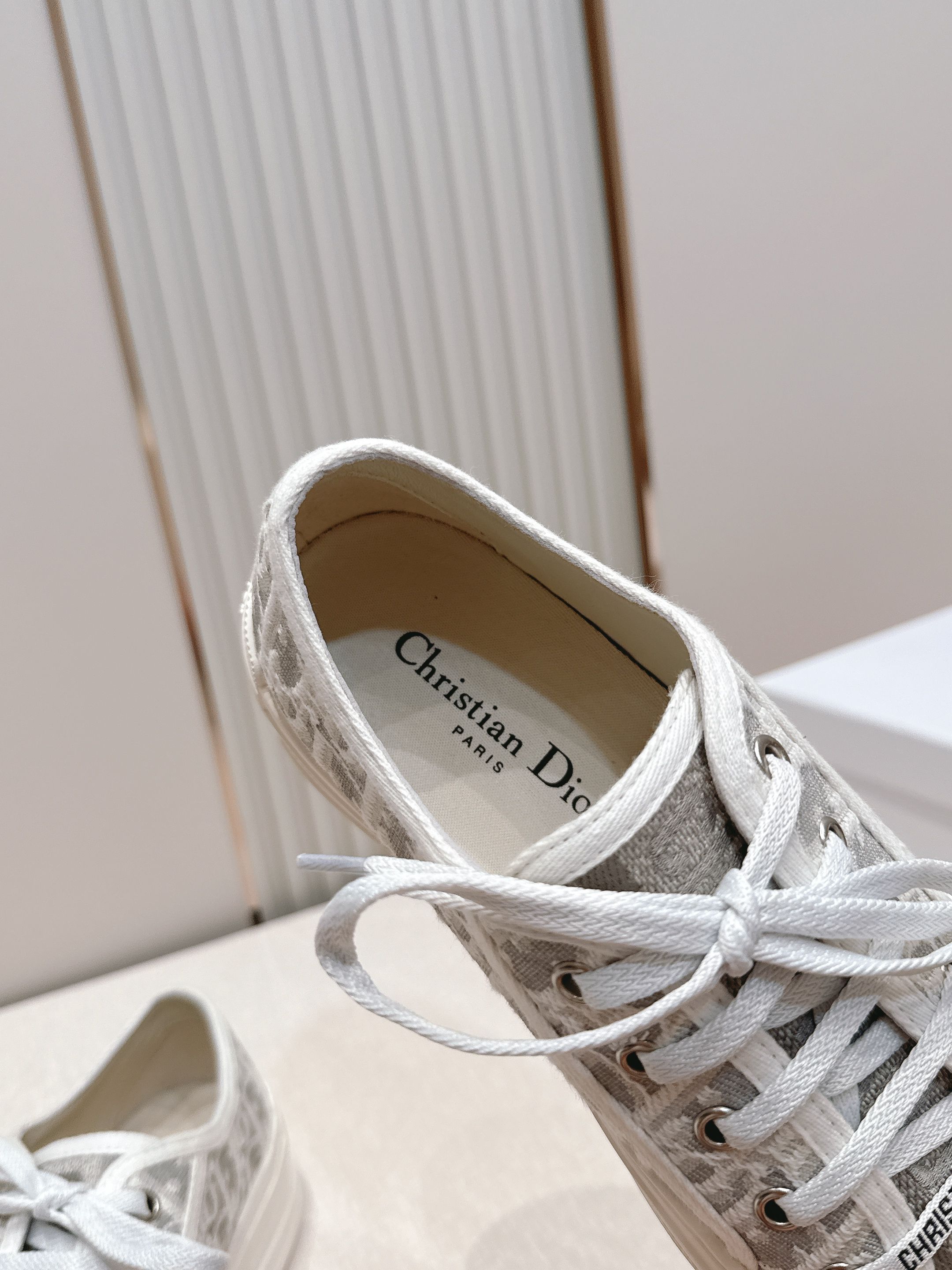2026最新色系！ 顶级版本  Dior迪奥Walk'n系列 老花 刺绣 厚底帆布鞋 休闲鞋  全新升级