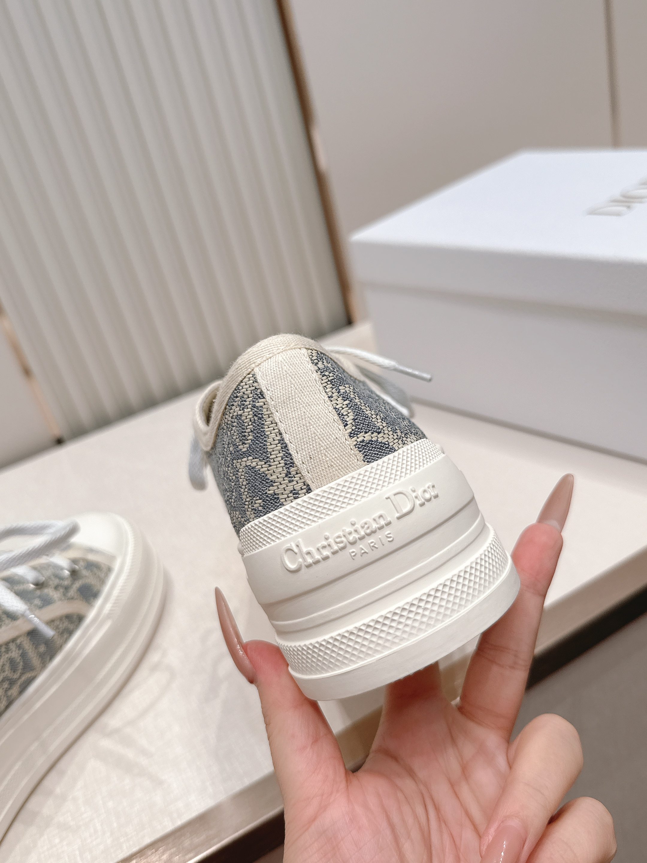 2026最新色系！ 顶级版本  Dior迪奥Walk'n系列 老花 刺绣 厚底帆布鞋 休闲鞋  全新升级