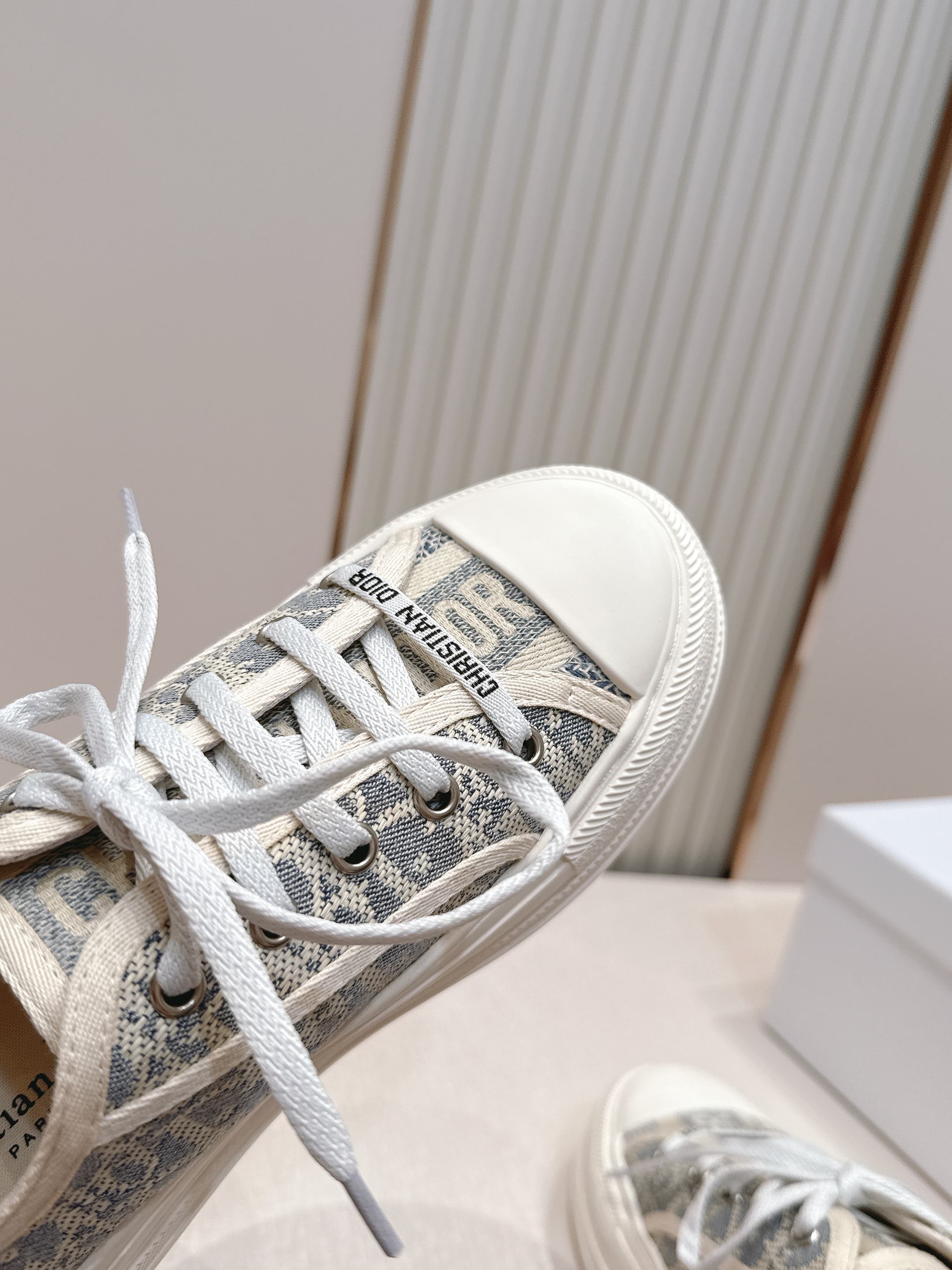 2026最新色系！ 顶级版本  Dior迪奥Walk'n系列 老花 刺绣 厚底帆布鞋 休闲鞋  全新升级
