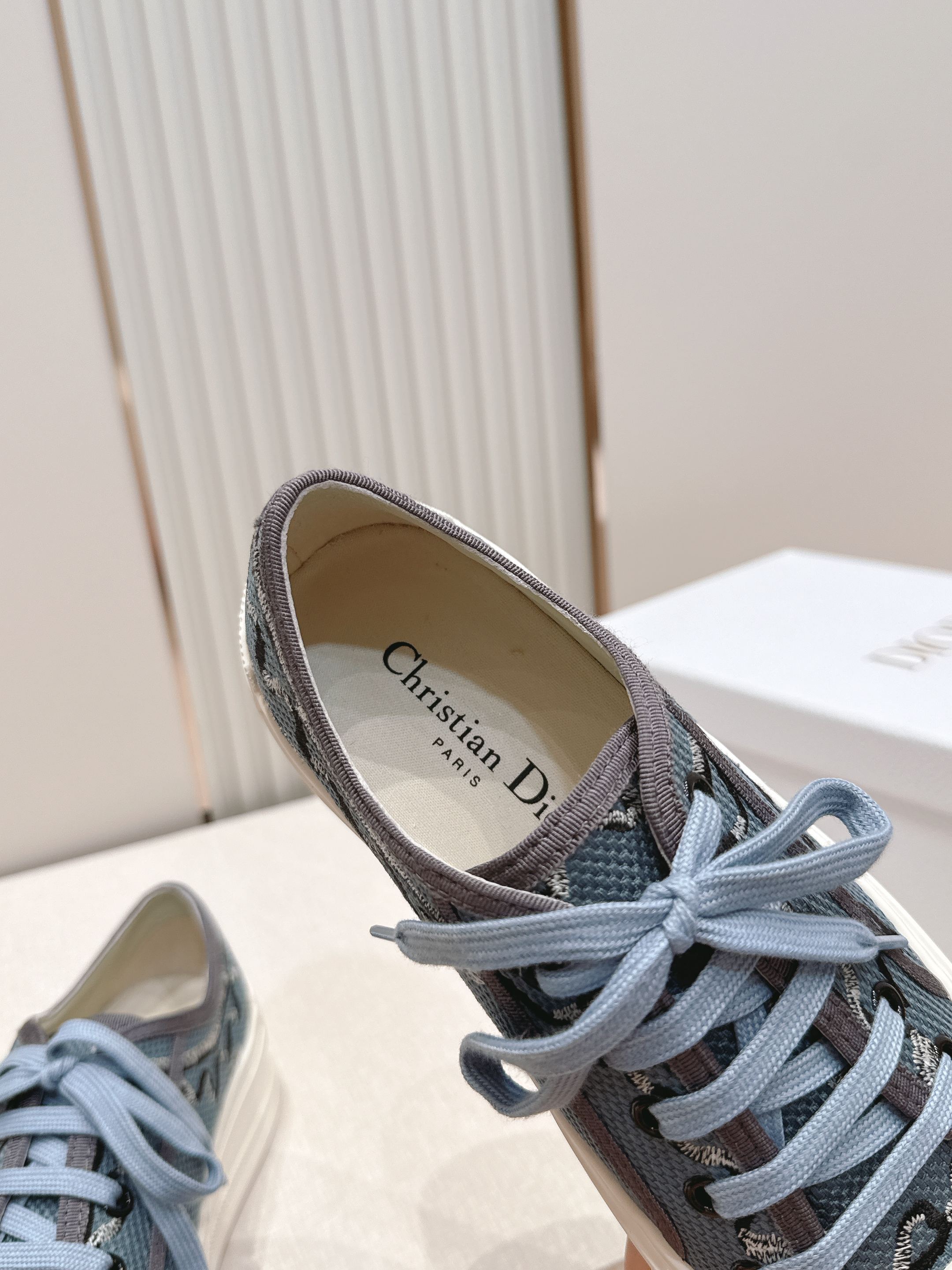 2026最新色系！ 顶级版本  Dior迪奥Walk'n系列 老花 刺绣 厚底帆布鞋 休闲鞋  全新升级