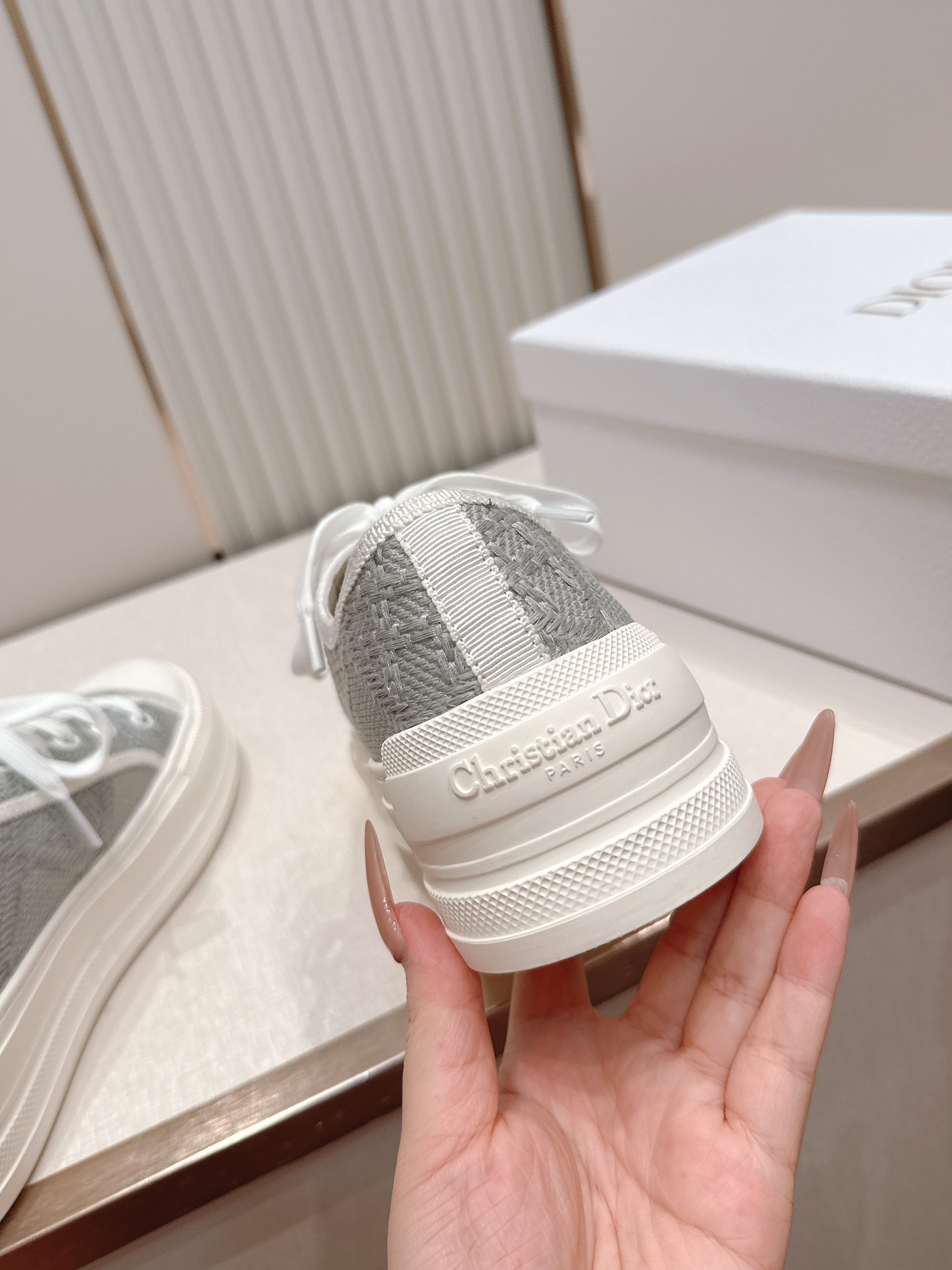 2026最新色系！ 顶级版本  Dior迪奥Walk'n系列 老花 刺绣 厚底帆布鞋 休闲鞋  全新升级