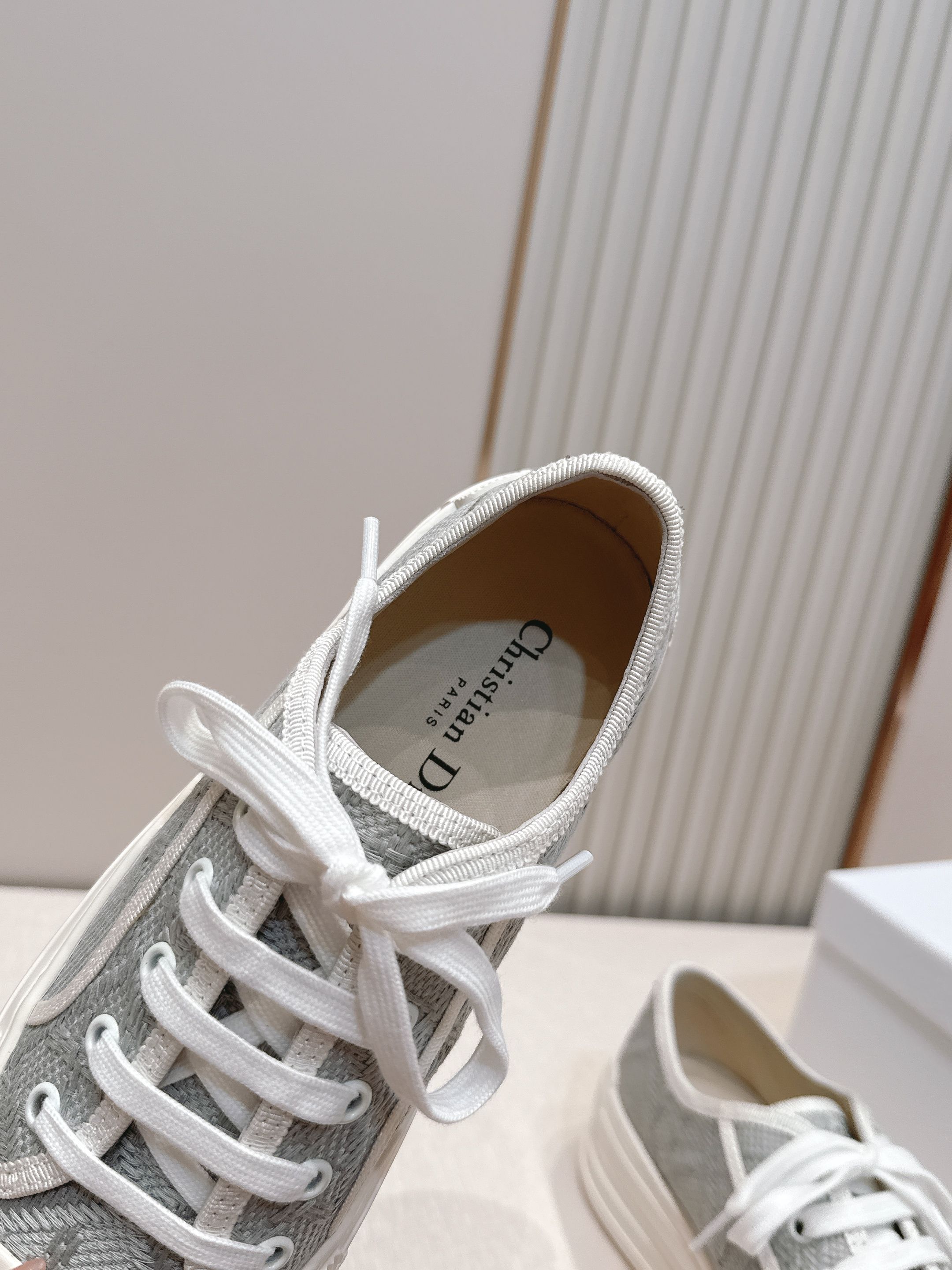 2026最新色系！ 顶级版本  Dior迪奥Walk'n系列 老花 刺绣 厚底帆布鞋 休闲鞋  全新升级