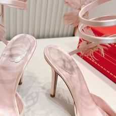 代购级Rene Caovilla 26/夏季新款 绸缎尖头细跟高跟鞋👠 Rene Caovilla这款高 代购级Rene Caovilla 26/夏季新款 绸缎尖头细跟高跟鞋👠 Rene Caovilla这款高