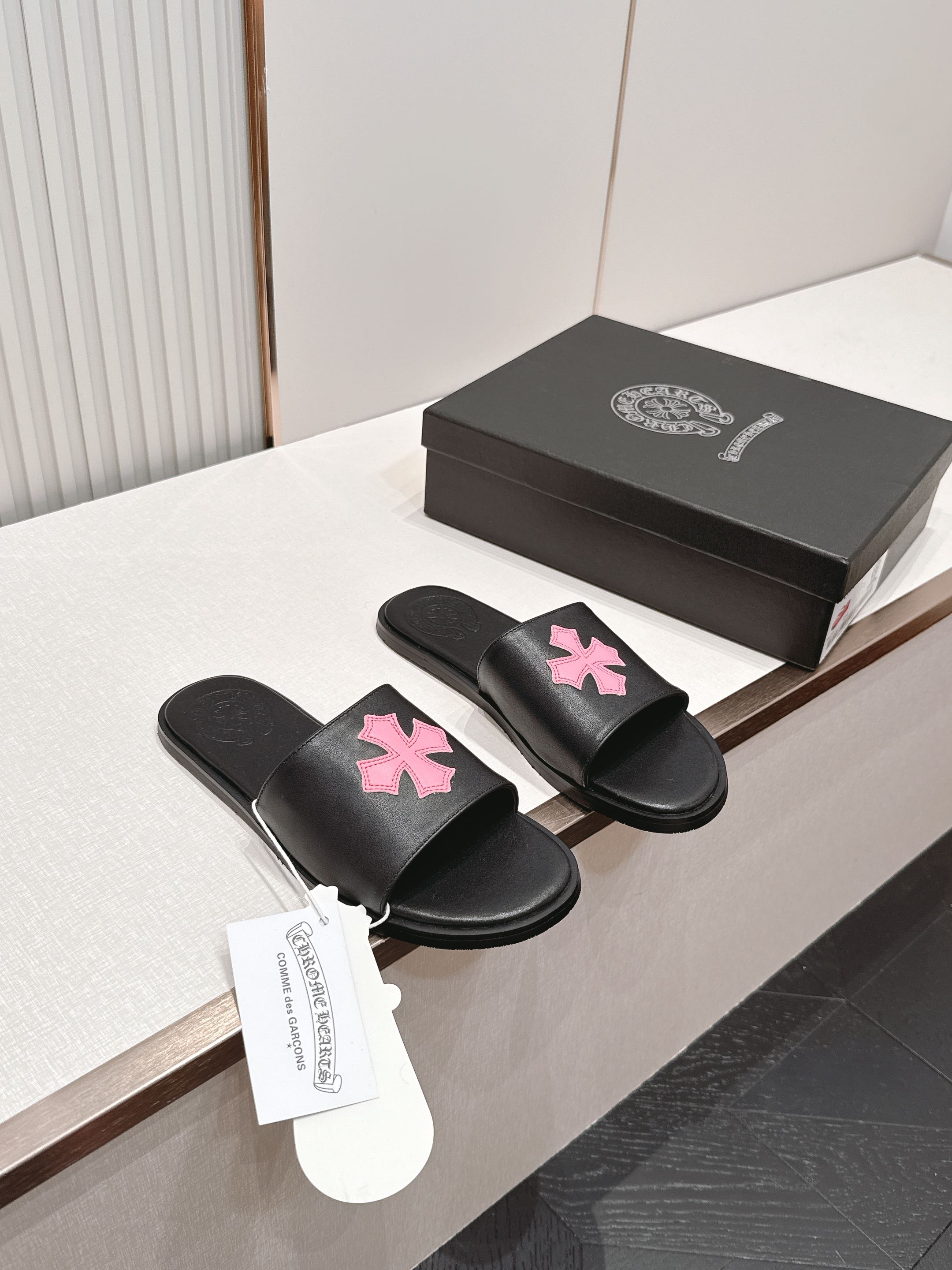 Comehearts 克罗心 26ss春夏新款 情侣款 平底 拖鞋今夏最流行的懒人拖鞋 韩版潮流夏季时尚