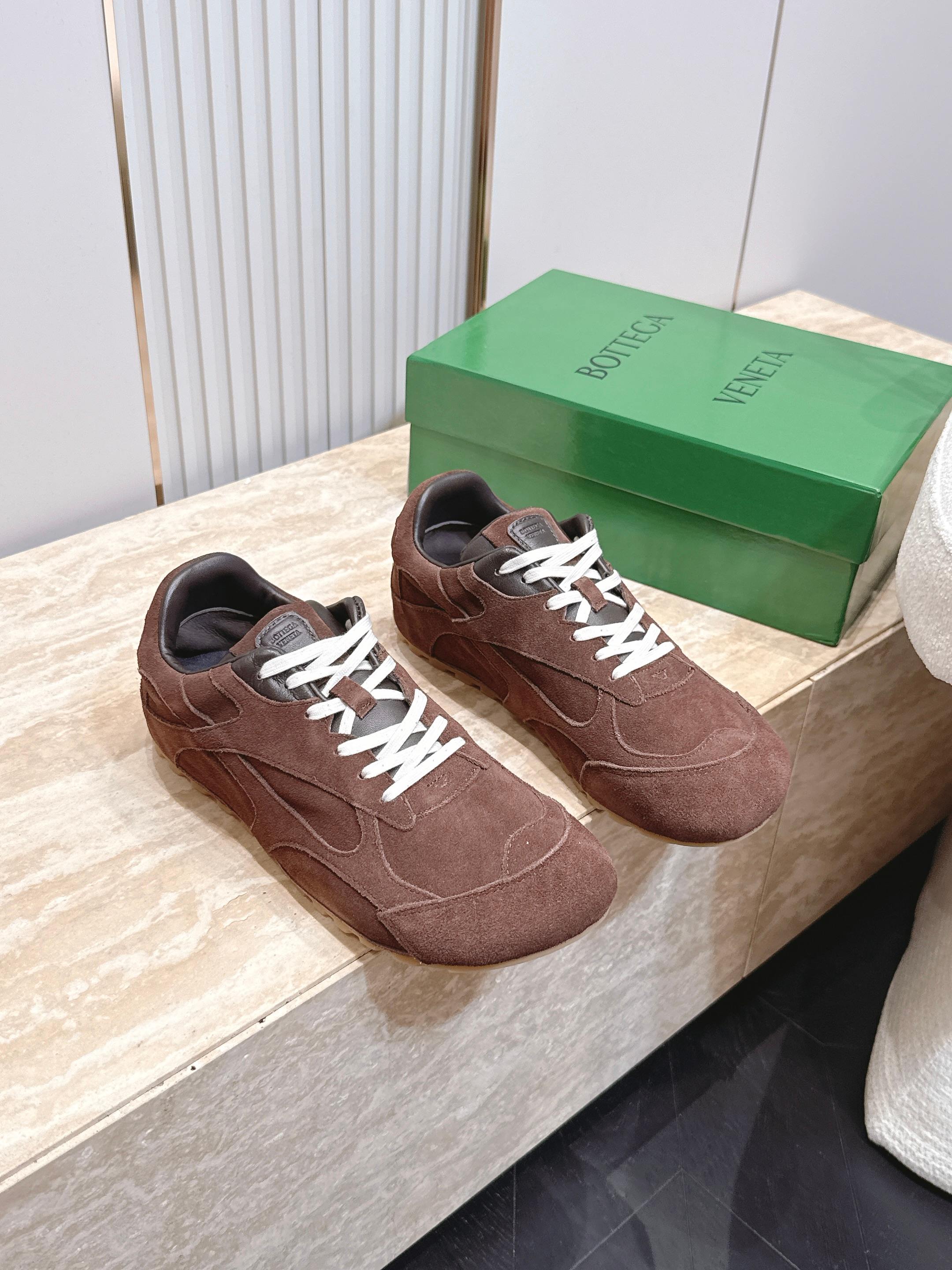 女🌾2026新色系！情侣款 Bottega Veneta(BV葆蝶家)OrbitFlash系列复古运动鞋