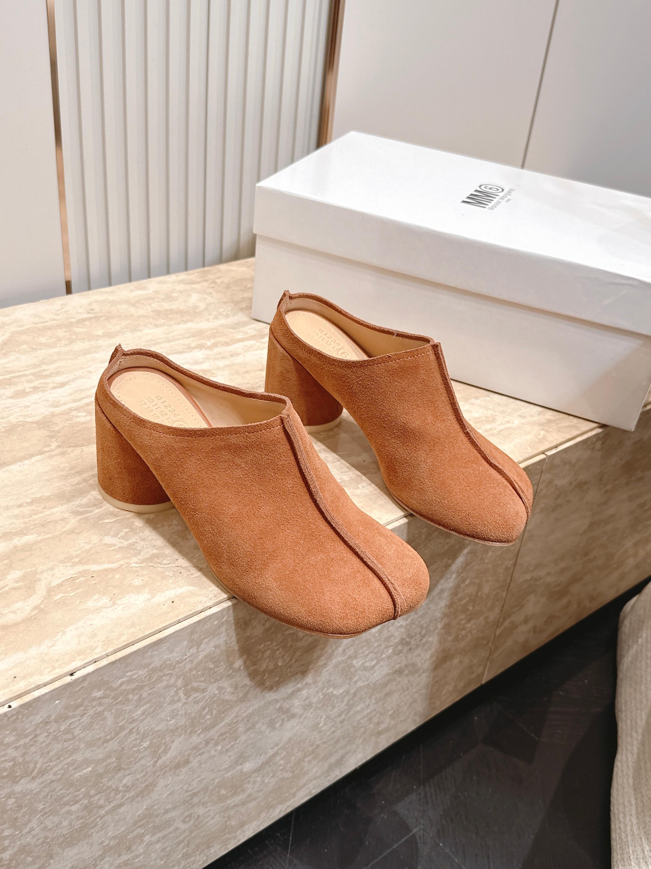 Maison Margiela mm6 马吉拉26vs早秋新款时装单鞋系列……【异形头半拖单鞋】原版一比