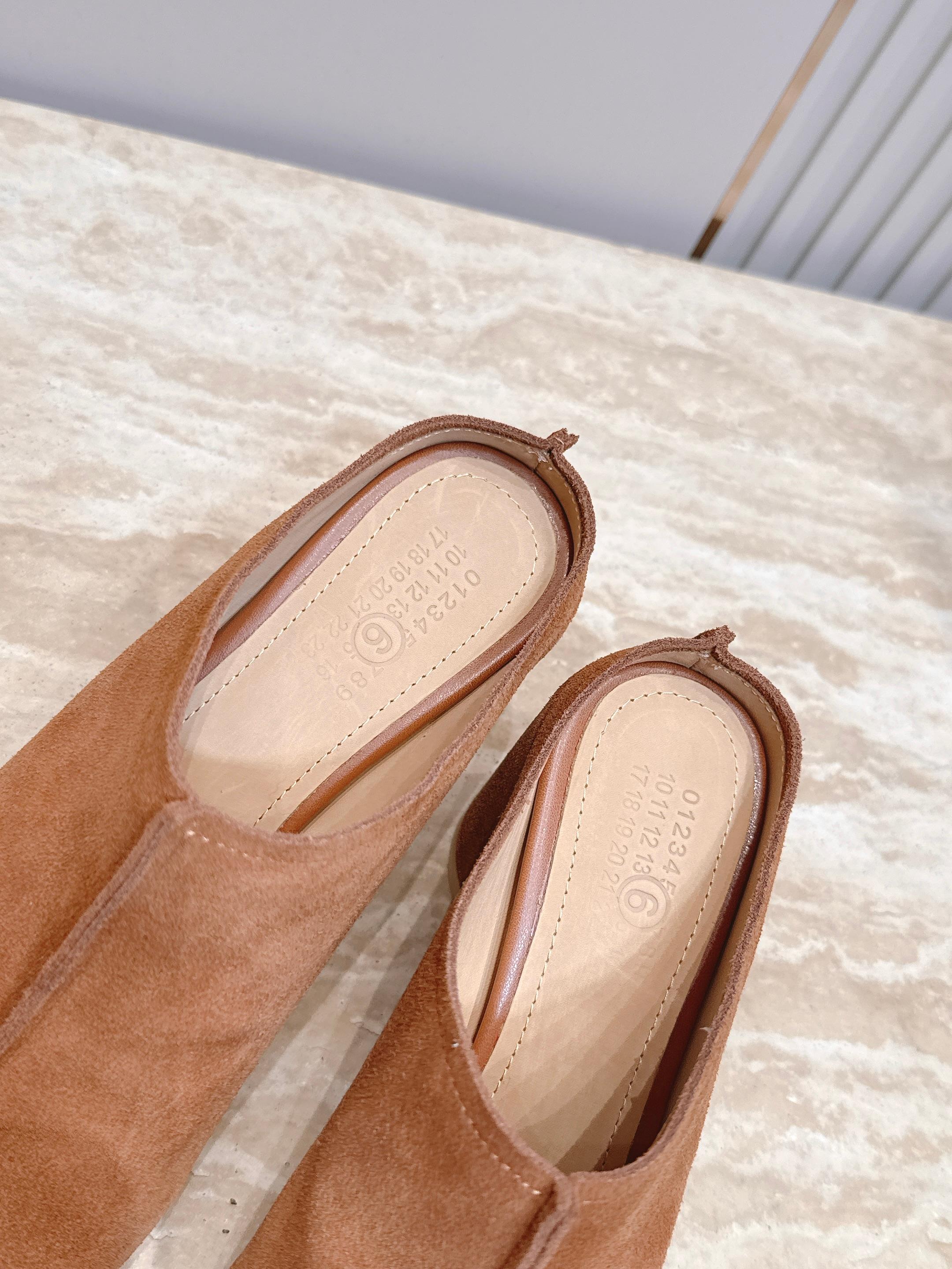 Maison Margiela mm6 马吉拉26vs早秋新款时装单鞋系列……【异形头半拖单鞋】原版一比