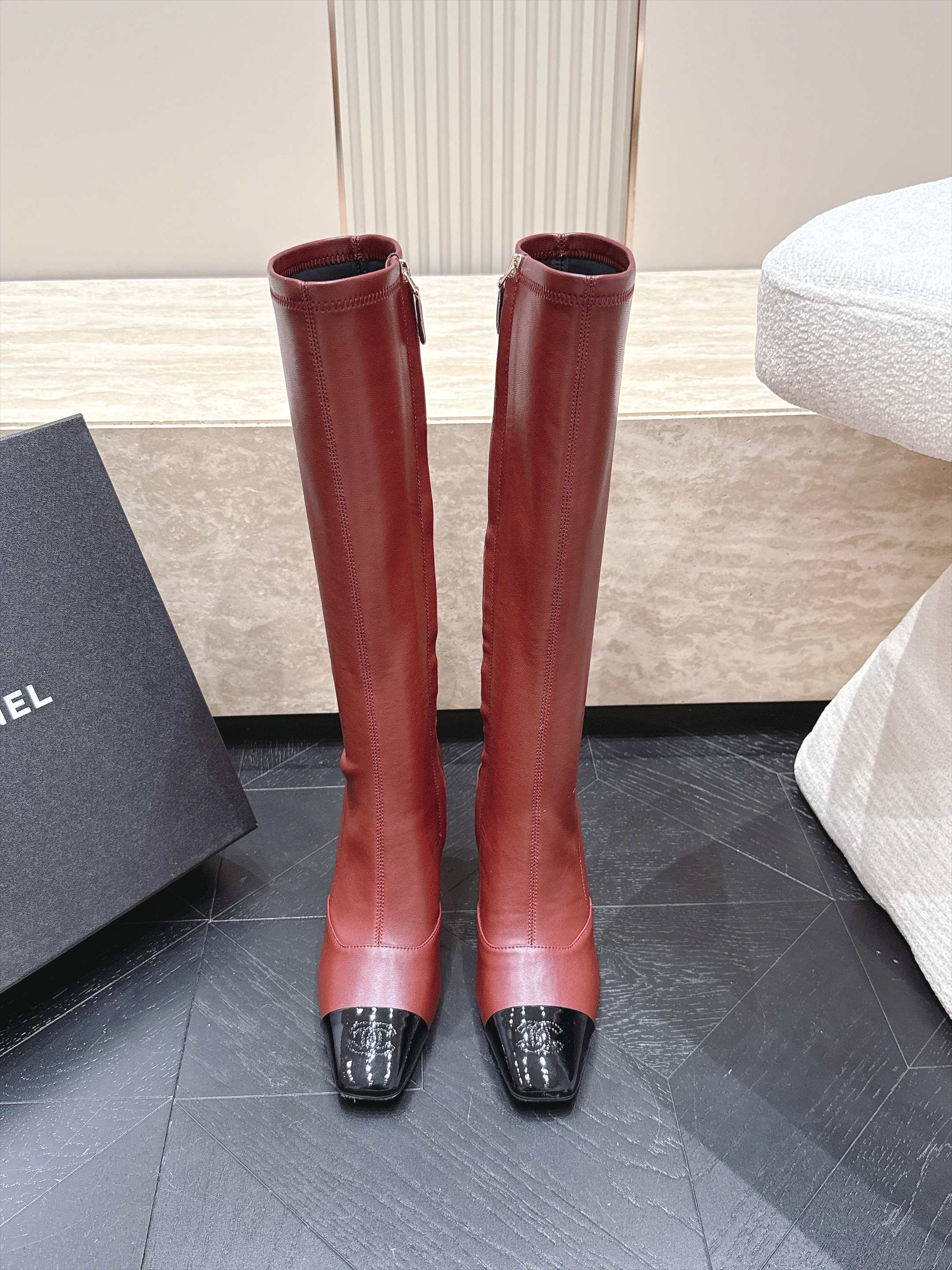 Chanel 香奈乎 2026vs早秋新品靴子系列……圆头弹力高靴长靴 超酷超飒战靴，上脚显瘦增，高超级百搭，脚感非常好