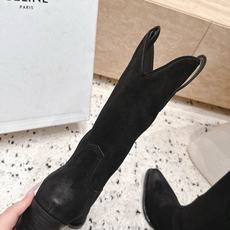 celine 思琳 秋冬最新款复古粗跟时装靴、牛仔靴 走秀款时尚博主同款 早秋力推单品!复古欧美风格 炸街必备单品 非 celine 思琳 秋冬最新款复古粗跟时装靴、牛仔靴 走秀款时尚博主同款 早秋力推单品!复古欧美风格 炸街必备单品 非