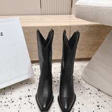 celine 思琳 秋冬最新款复古粗跟时装靴、牛仔靴 走秀款时尚博主同款 早秋力推单品!复古欧美风格 炸街必备单品 非 celine 思琳 秋冬最新款复古粗跟时装靴、牛仔靴 走秀款时尚博主同款 早秋力推单品!复古欧美风格 炸街必备单品 非