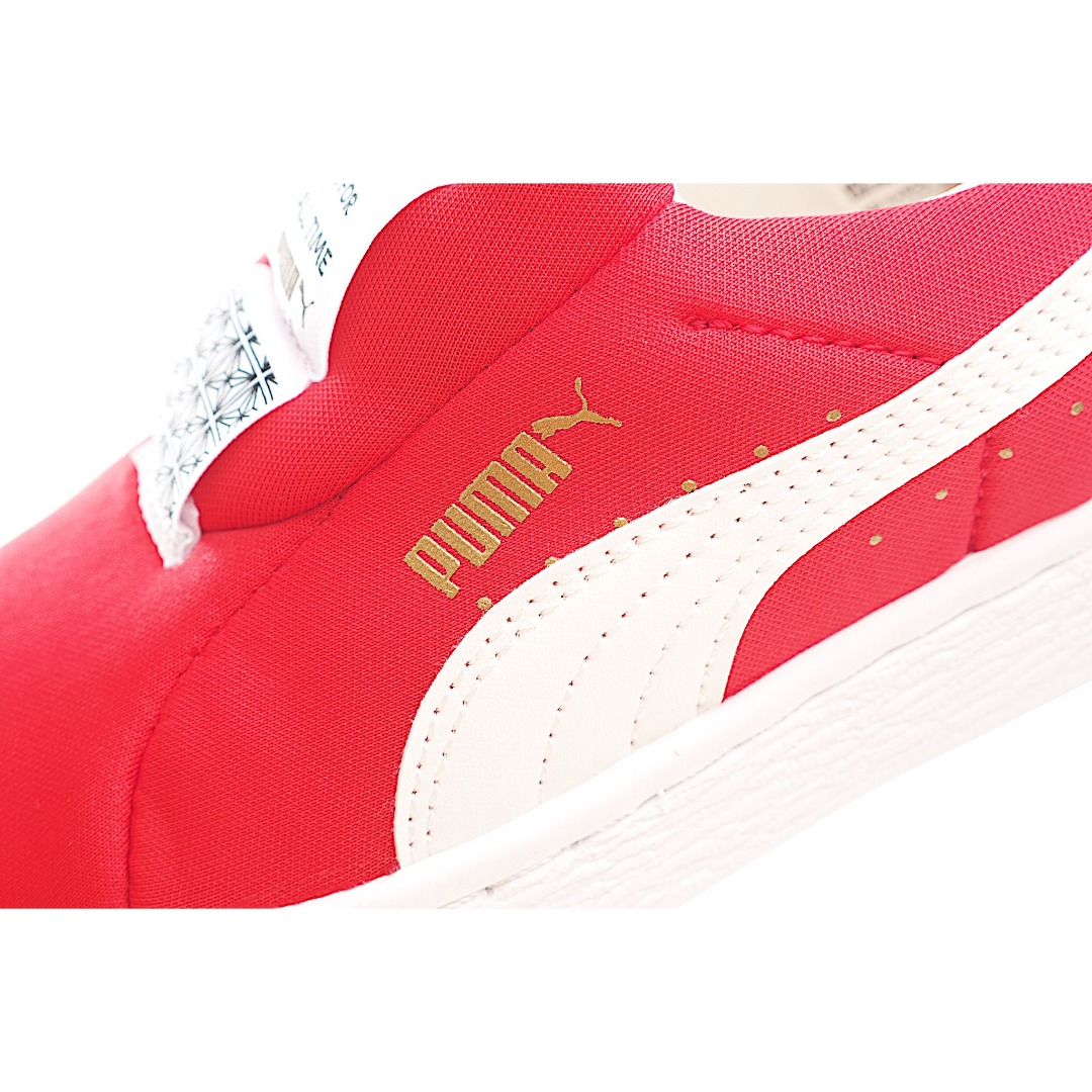 图片[9]-彪马复古一脚蹬休闲儿童板鞋 一脚蹬绒面板鞋，为孩子贴心打造，穿脱省心。以凹凸纹理细节、金属色 Logo 等细节，提升鞋款造型感，助力时髦出街。胶外底抓地耐穿，塑造平稳步伐。添加柔软织物鞋 面，舒适耐穿。 货号：4002 尺码：22-37-选品中心