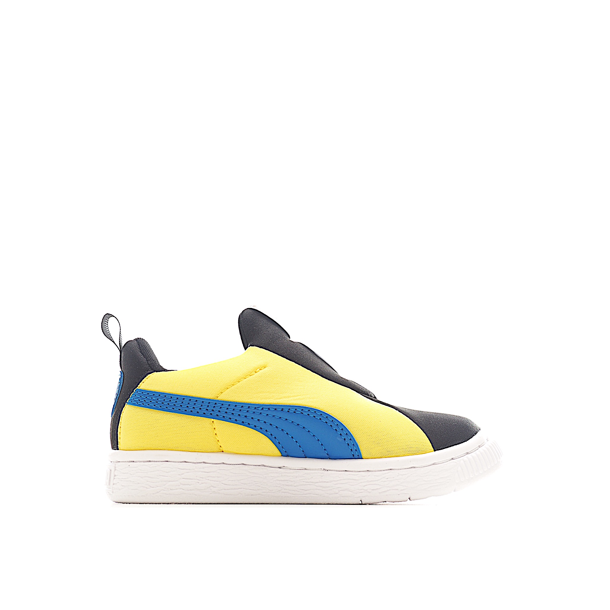 图片[5]-彪马复古一脚蹬休闲儿童板鞋 一脚蹬绒面板鞋，为孩子贴心打造，穿脱省心。以凹凸纹理细节、金属色 Logo 等细节，提升鞋款造型感，助力时髦出街。胶外底抓地耐穿，塑造平稳步伐。添加柔软织物鞋 面，舒适耐穿。 货号：4004 尺码：22-37-选品中心