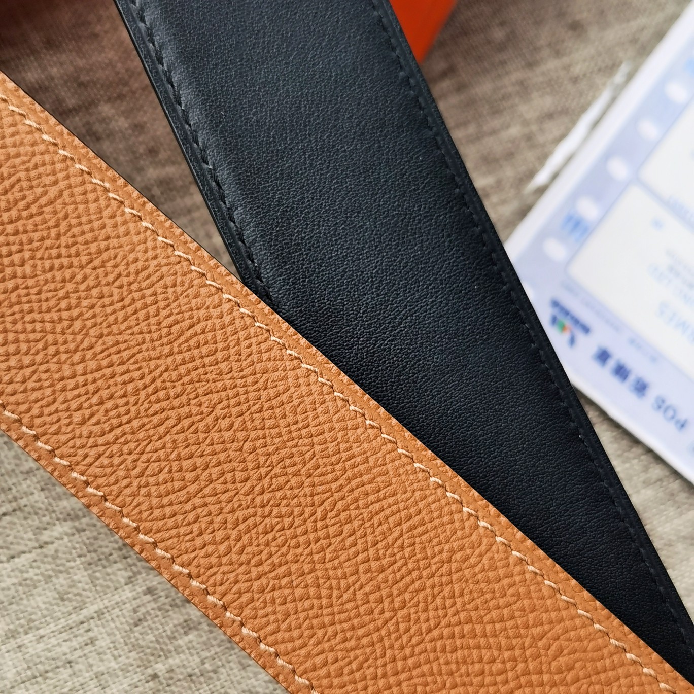 -hermes-HDANCREBELTBUCKLE&38MM最新款鍍鈀金属扣双面两用原版皮