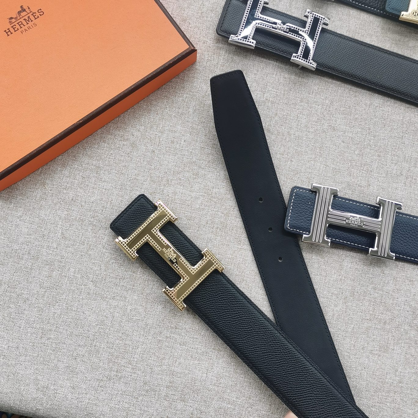 Hermes-[正]双面原版皮配精钢五金扣防刮耐磨不褪色轻奢有品位精品原单品质精工制作细节看图实物拍摄高