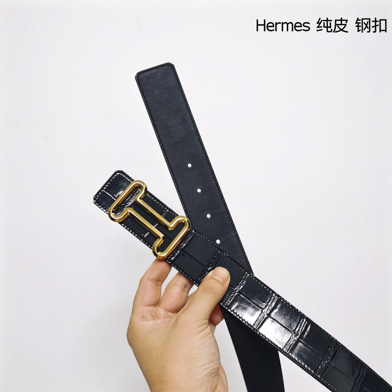 Hermes双面原版小牛皮精钢五金防刮耐磨不褪色轻奢有品位精品！