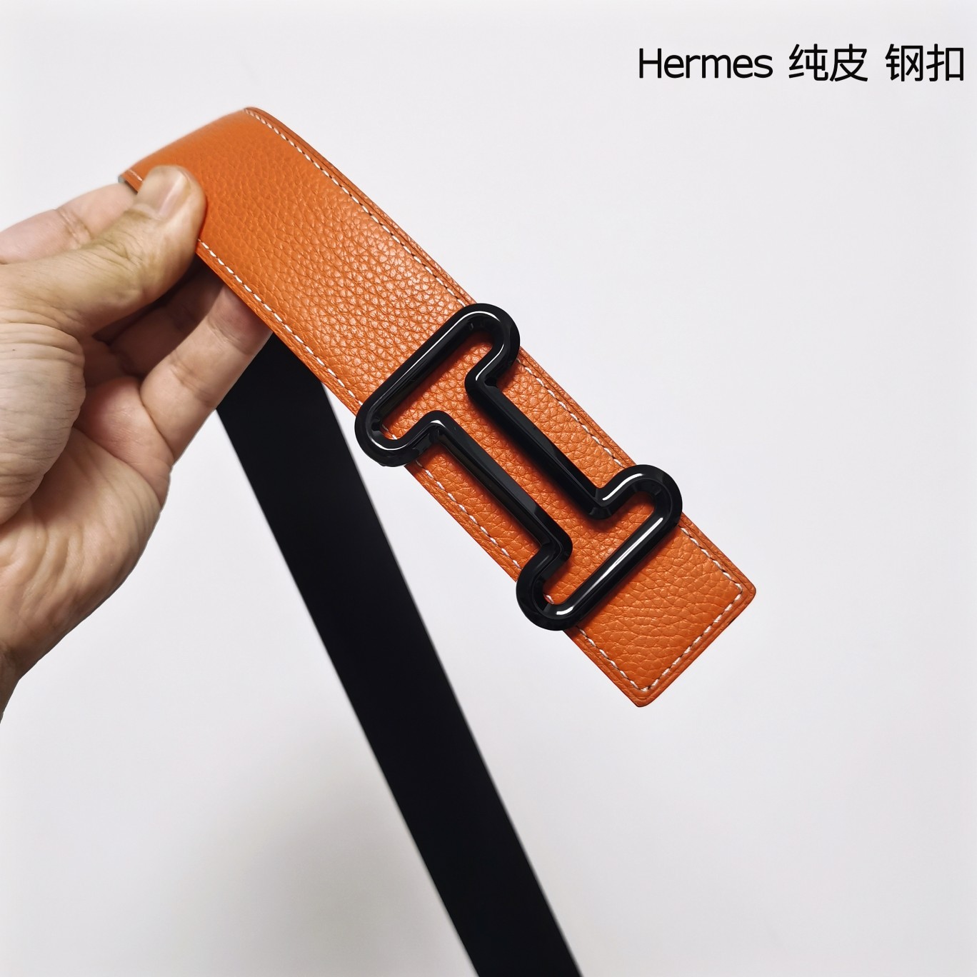 Hermes双面原版小牛皮精钢五金防刮耐磨不褪色轻奢有品位精品！