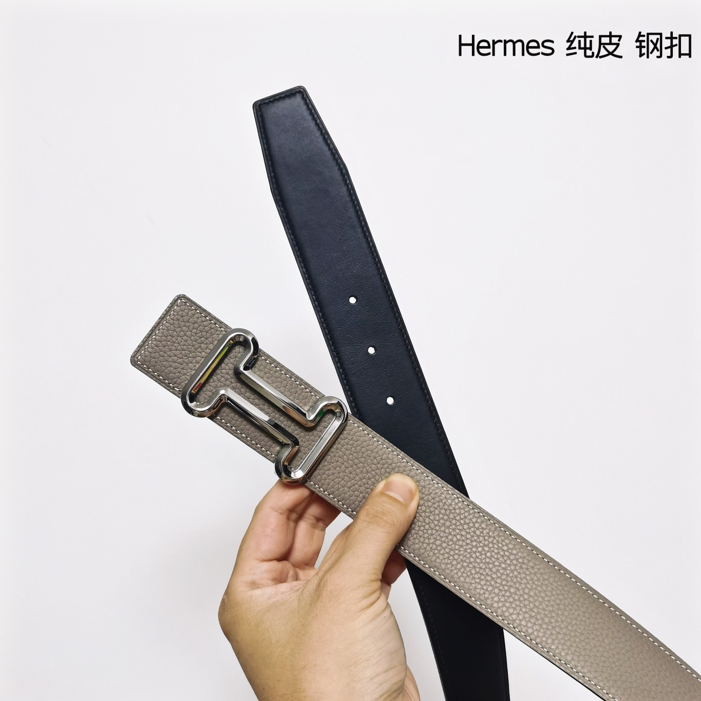 Hermes双面原版小牛皮精钢五金防刮耐磨不褪色轻奢有品位精品！