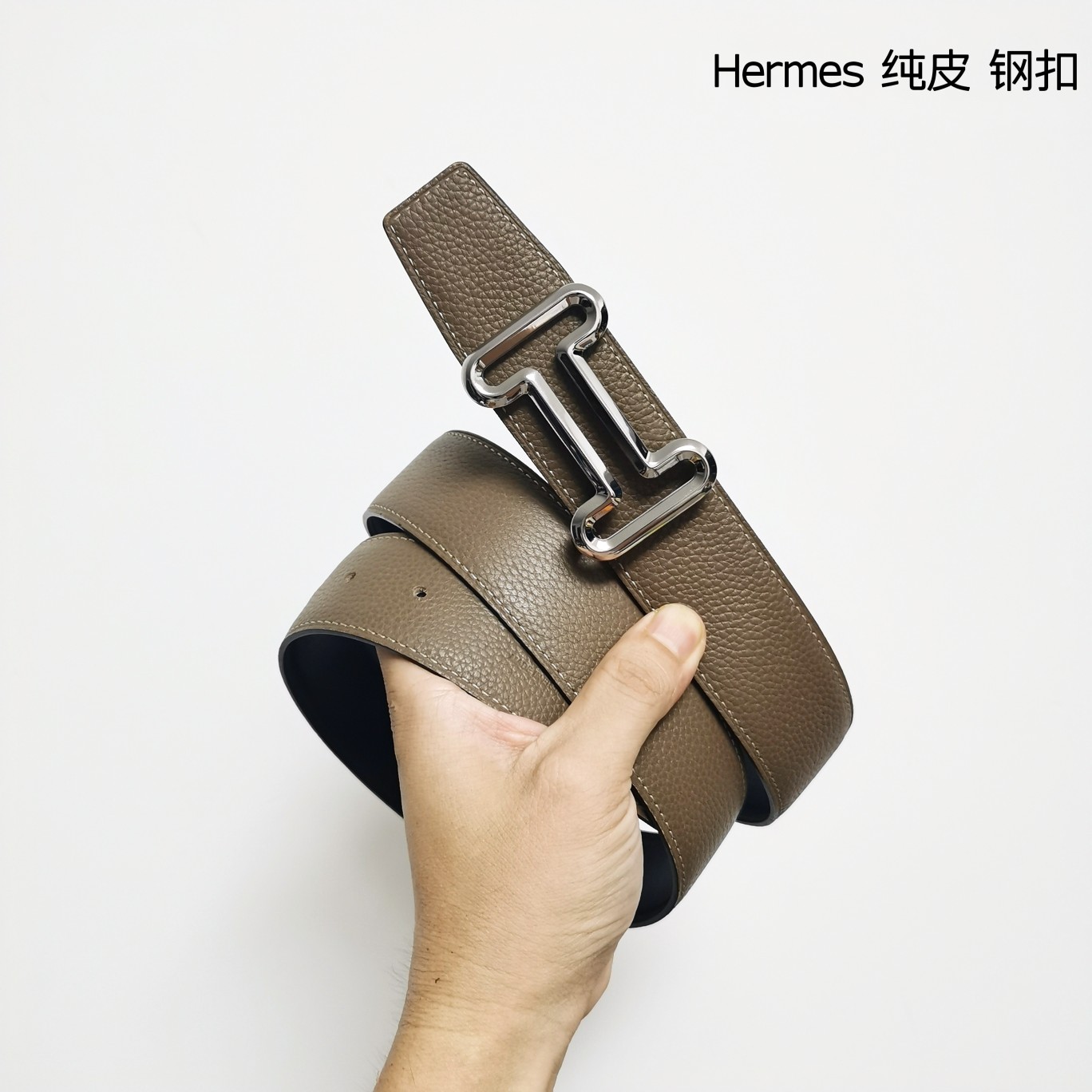 Hermes双面原版小牛皮精钢五金防刮耐磨不褪色轻奢有品位精品！