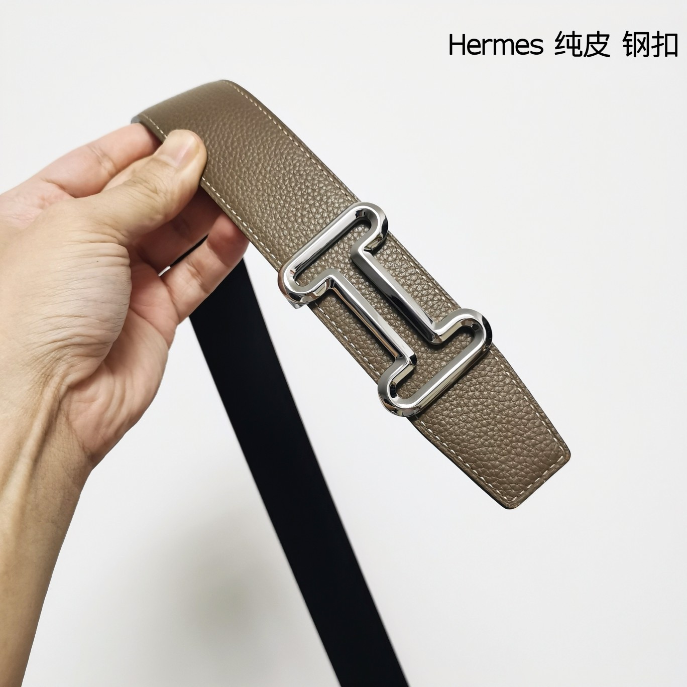 Hermes双面原版小牛皮精钢五金防刮耐磨不褪色轻奢有品位精品！