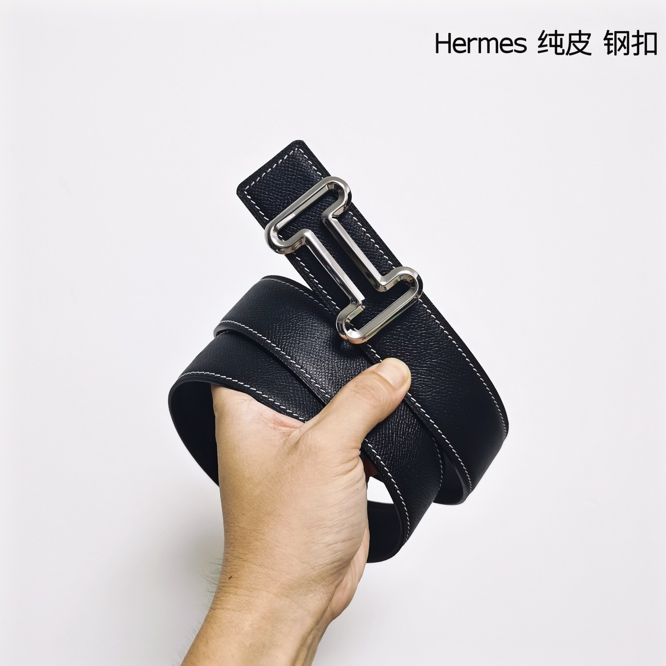 Hermes双面原版小牛皮精钢五金防刮耐磨不褪色轻奢有品位精品！