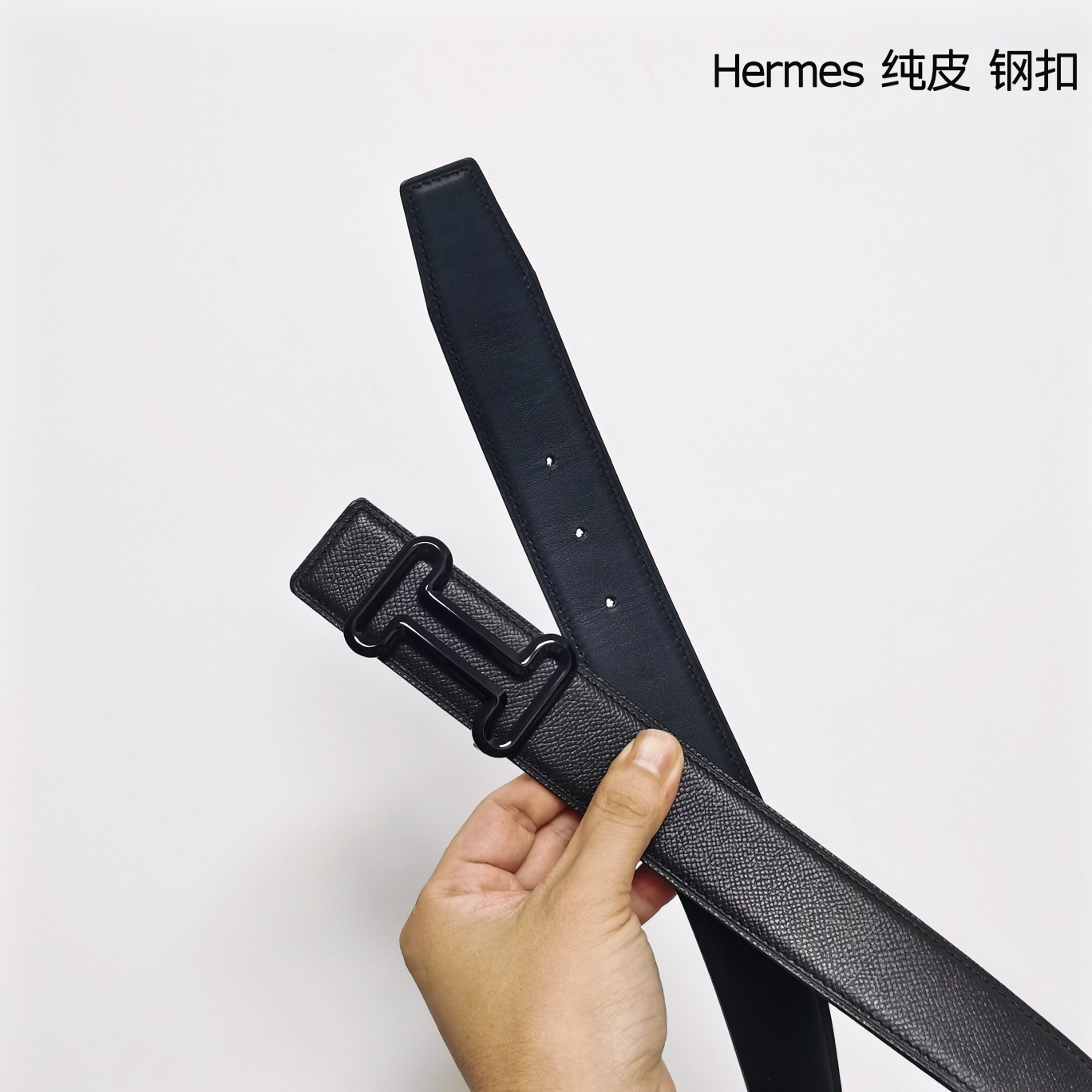 Hermes双面原版小牛皮精钢五金防刮耐磨不褪色轻奢有品位精品！