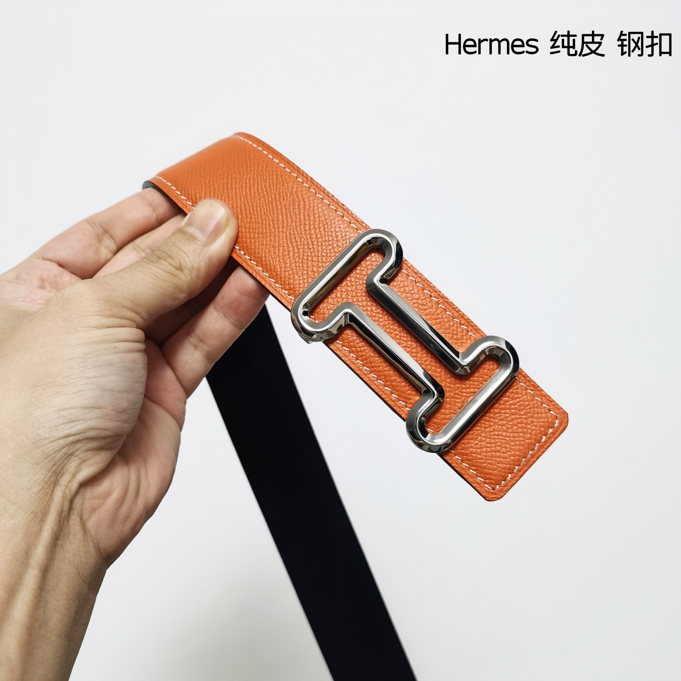 Hermes双面原版小牛皮精钢五金防刮耐磨不褪色轻奢有品位精品！