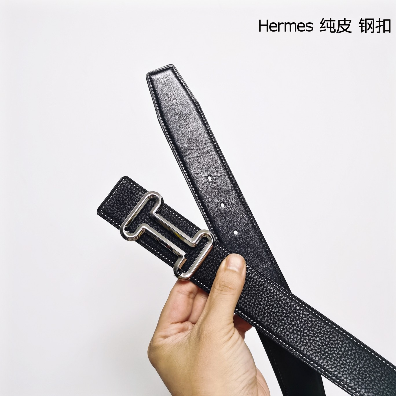 Hermes双面原版小牛皮精钢五金防刮耐磨不褪色轻奢有品位精品！