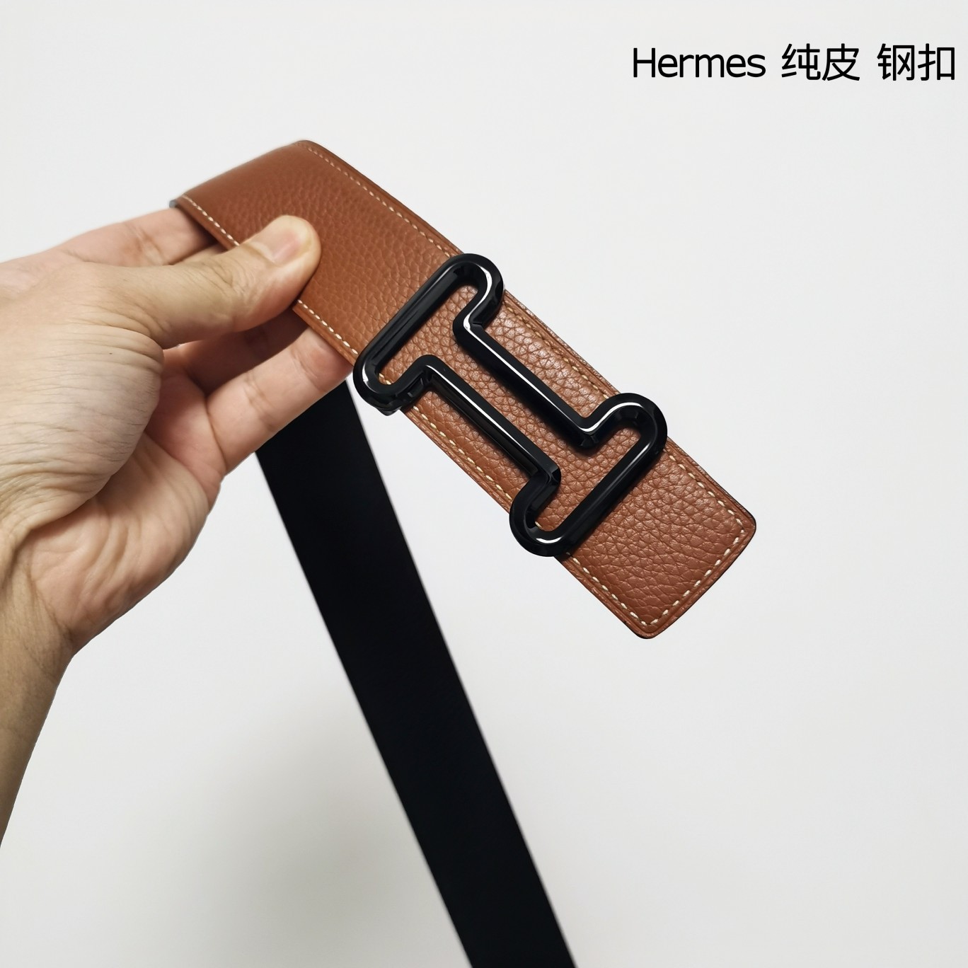 Hermes双面原版小牛皮精钢五金防刮耐磨不褪色轻奢有品位精品！