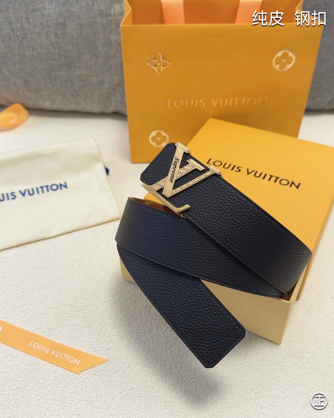   Louis Vuitton㊣ 纯钢精品，原单品质，经典印花，精工制作宽4.0cm✅  