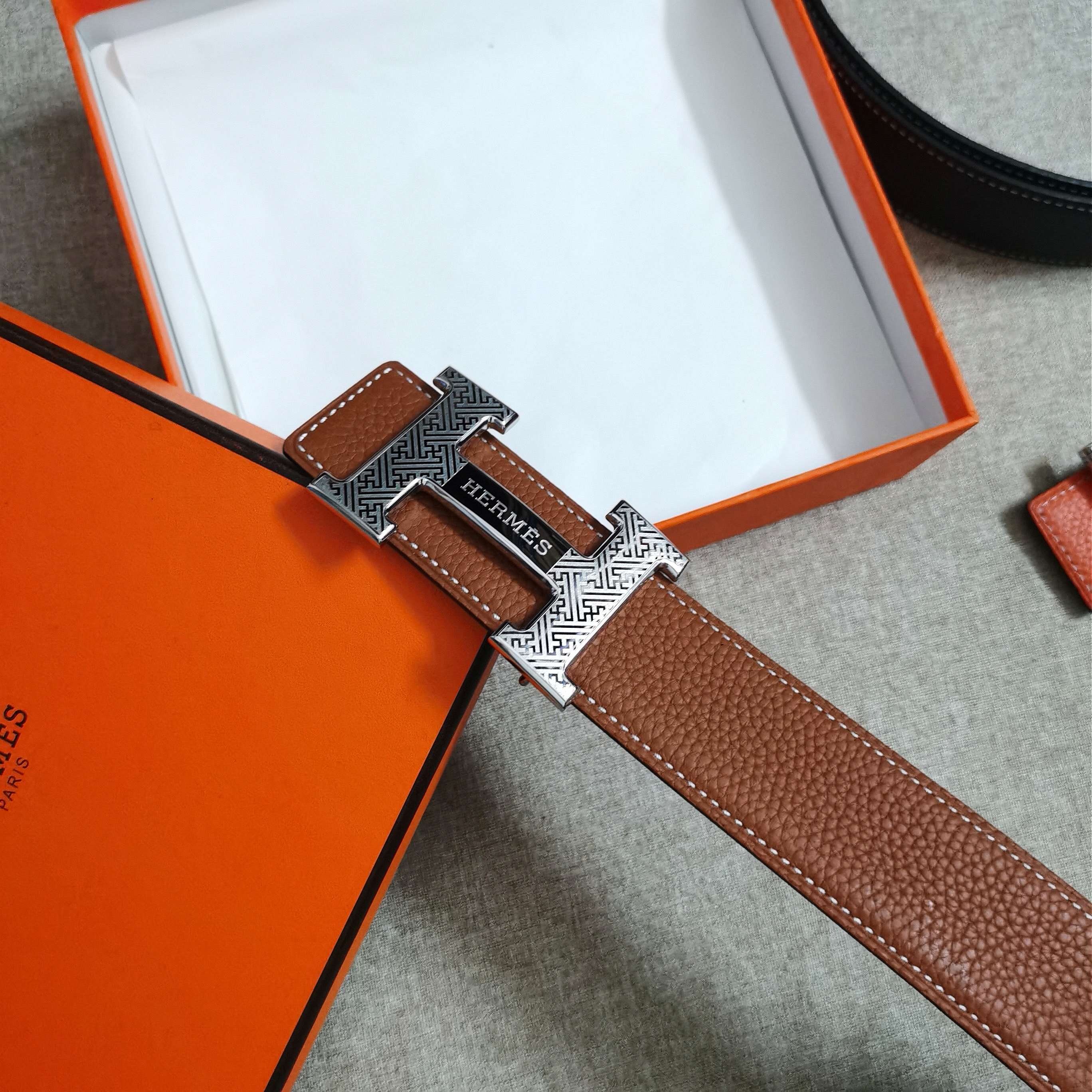 🆕HERMES㊣ 3.8cm原版头层皮，双面可用，纯钢五金，纯原！