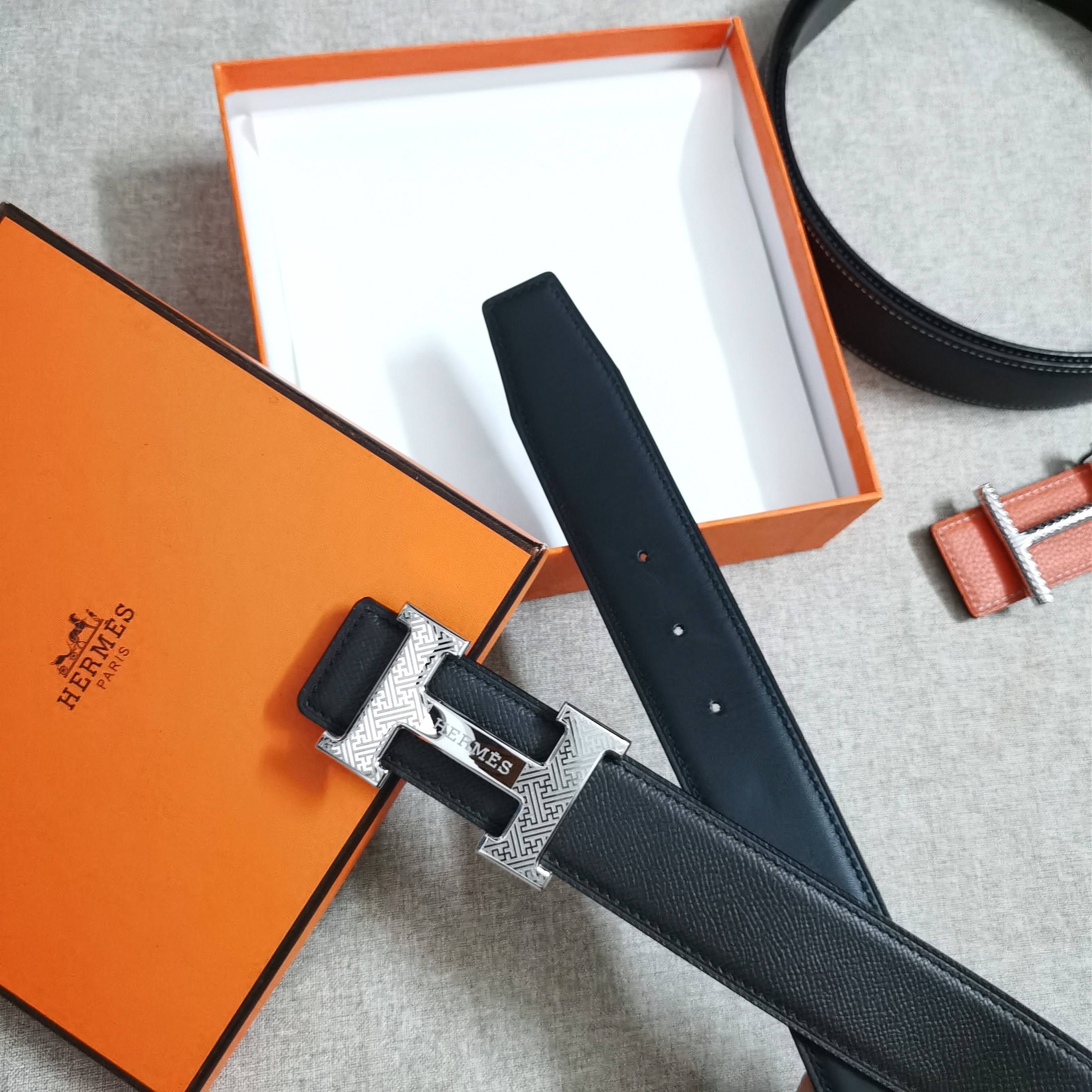 🆕HERMES㊣ 3.8cm原版头层皮，双面可用，纯钢五金，纯原！