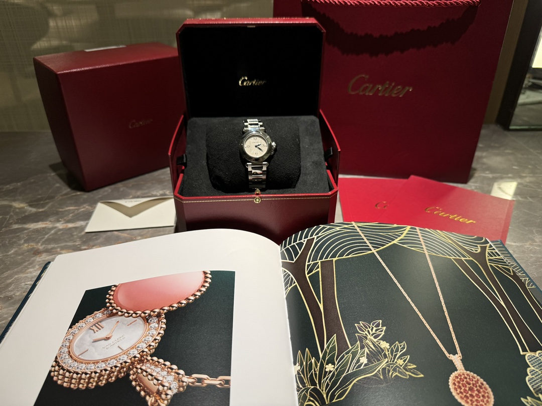 Cartier Pasha 7 Star
 Watch Blue White Polishing Women Fall/Winter Collection