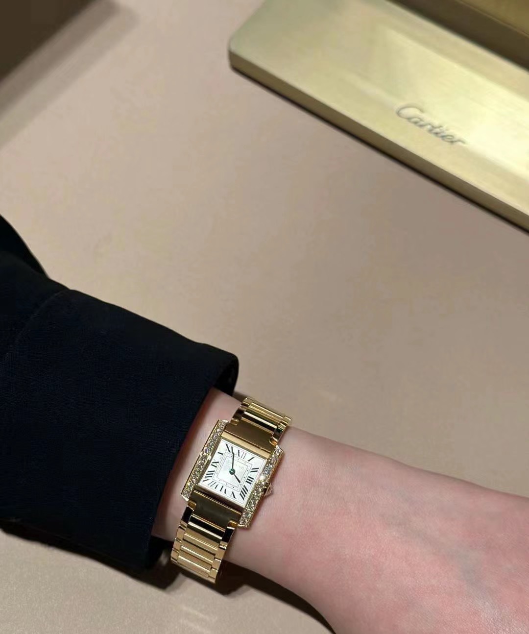 NO:143234,Cartier tank | French version It's really beautiful to get started, cartier19860909卡地亚坦克 | 法国版 上手真的绝美,,cartier,Watch