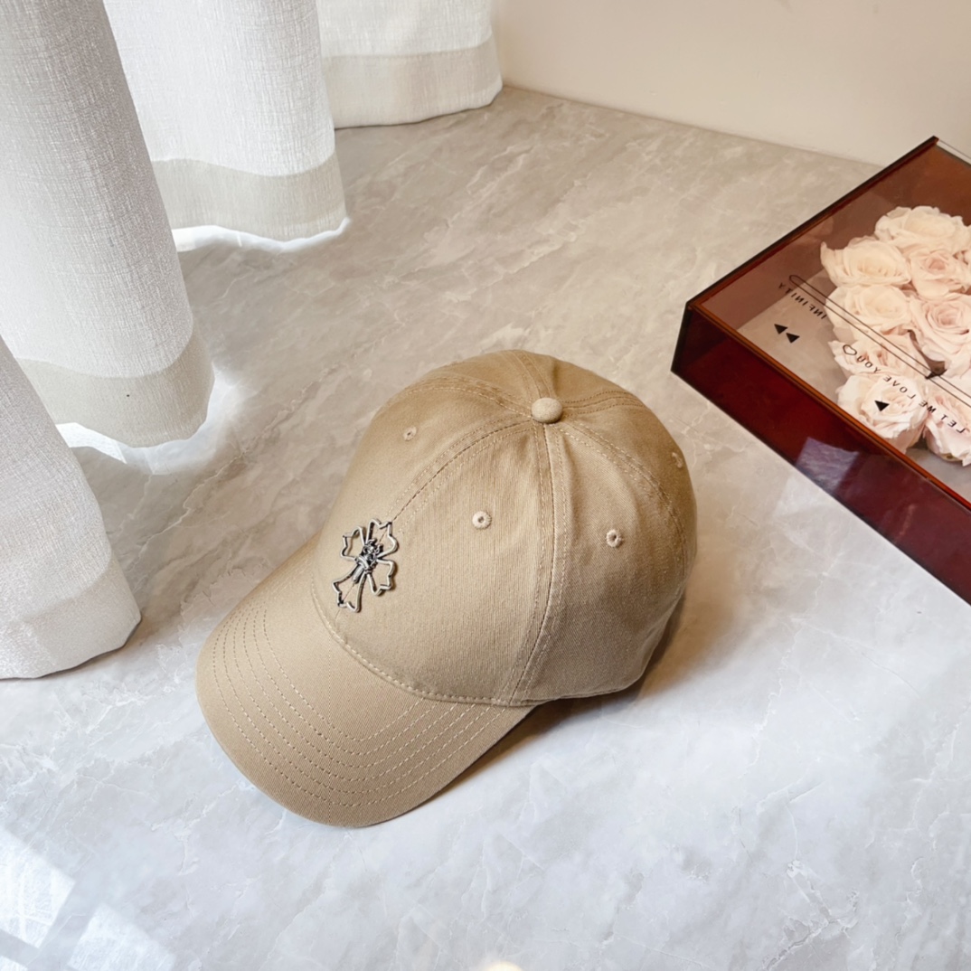 [Chrome Hearts Hats]Classic plain hat style is very versatile Adjustable desig