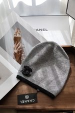 Chanel Hats Knitted Hat Knitting Rabbit Hair Wool